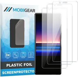 Mobigear Sony Xperia 1 IV Displayschutz Schutzfolie - Hüllenfreundlich (3er Pack)