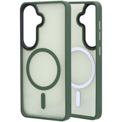 Mobiparts Hardcover Samsung Galaxy S26 MagSafe Hardcase Backcover - Satin Green