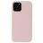 Mobigear Rubber Touch iPhone 13 Pro Max Silikon Hülle Backcover - Sand Pink