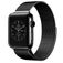 Mobigear Style Loop Milanaise Apple Watch Armband Magnetverschluss - 49/46/45/44 mm - Schwarz