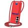 Mobigear Lanyard Card Samsung Galaxy S26 Plus Silikon Handykette mit Kartenhalter - Rot