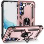 Mobigear Armor Ring Samsung Galaxy S23 Hülle Hardcase Backcover Stoßfest mit Ringhalter - Roségold