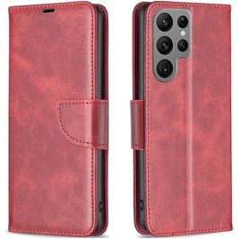 Mobigear Excellent Samsung Galaxy S23 Ultra Hülle Klapphülle Geldbörse - Rot Mobigear Excellent Samsung Galaxy S23 Ultra Hülle Klapphülle Geldbörse - Rot