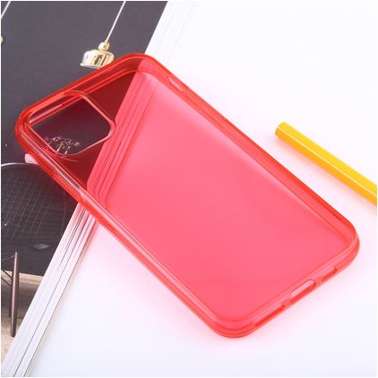 Mobigear Colors iPhone 11 Pro Max TPU (flexibel) Backcover - Rot
