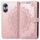 Mobigear Mandala OPPO A17 Hülle Klapphülle Geldbörse - Roségold
