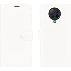 Mobigear Classic POCO F2 Pro Hülle Klapphülle Geldbörse - Weiß