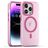 Mobigear Shockproof iPhone 16 Pro Max MagSafe Hülle Flexibles TPU Backcover - Pink