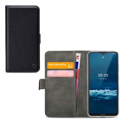 Mobilize Classic Gelly Wallet Nokia 5.3 Hülle Klapphülle Geldbörse - Schwarz