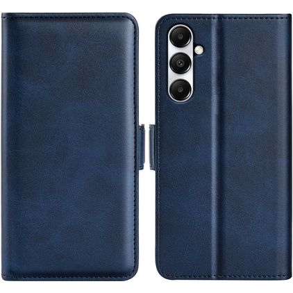 Mobigear Slim Magnet Samsung Galaxy A05 Hülle Klapphülle Geldbörse - Dunkelblau