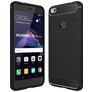 Mobigear Brushed Slim Huawei P8 Lite (2017) Hülle Flexibles TPU Backcover - Schwarz