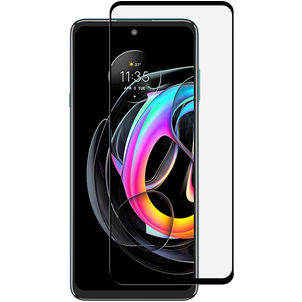 Mobigear Premium Motorola Edge 20 Lite Panzerglas Gehärtetes Glas Displayschutz - Hüllenfreundlich - Schwarz