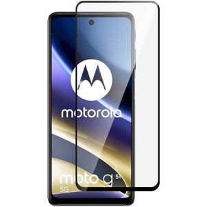 Mobigear Premium Motorola Moto G51 5G Panzerglas Gehärtetes Glas Displayschutz - Hüllenfreundlich - Schwarz