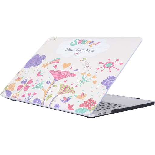 Mobigear Flowers MacBook Pro 15 Zoll (2016-2019) Hardcase Hülle MacBook Case - Model 29 - Model A1707 / A1990