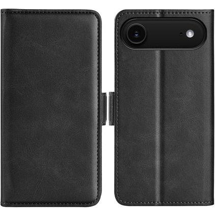 Mobigear Slim Magnet iPhone Air Klapphülle Portemonnaie - Schwarz