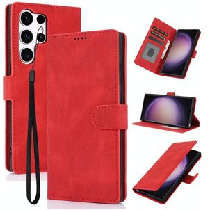 Mobigear Wallet Samsung Galaxy S26 Ultra Hülle Klapphülle Geldbörse - Rot