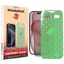 GrizzlyCoat Easy Align AntiSpy iPhone 16 Panzerglas Gehärtetes Glas Displayschutz Privacy - Hüllenfreundlich + Applikator - Schwarz