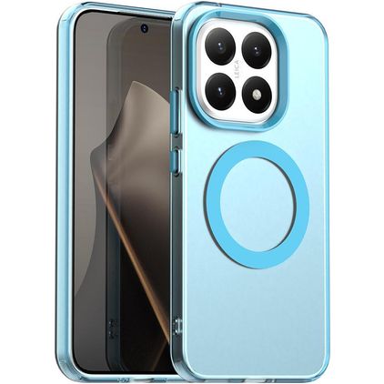 Mobigear Shockproof Xiaomi 15T MagSafe Hülle Hardcase Backcover - Blau