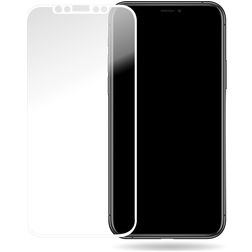 Mobilize iPhone X Panzerglas Displayschutz - Hüllenfreundlich - Weiß