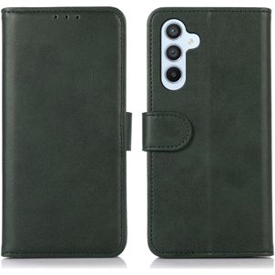 Mobigear Wallet Samsung Galaxy A55 Hülle Klapphülle Geldbörse - Grün
