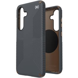 Speck Presidio2 Grip Magnet Samsung Galaxy S25 MagSafe Hülle Hardcase Backcover Stoßfest - Charcoal Grey