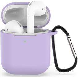 Mobigear Classic Apple AirPods 2 Hülle Silikon (flexibel) - Lila