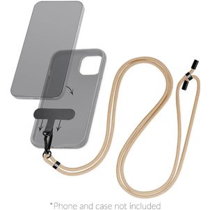 Mobilize Lanyard Universal-Handykette einstellbar - Sand