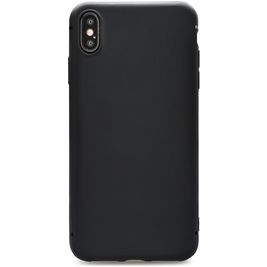 Xccess Invisible Thin iPhone XS Max Hülle Flexibles TPU Extra Dünn Backcover - Schwarz