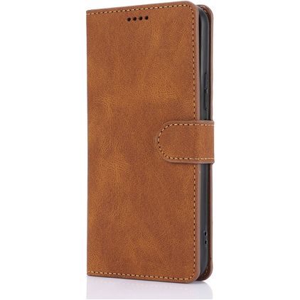 Mobigear Wallet Xiaomi 14T Hülle Klapphülle Geldbörse - Braun