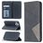 Mobigear Rhombus Slim iPhone 12 Hülle Klapphülle - Grau