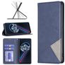 Mobigear Rhombus Slim Realme 9 Pro Plus Hülle Klapphülle - Blau