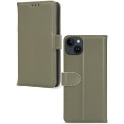 Mobilize Premium Gelly Wallet iPhone 14 Plus Klapphülle Portemonnaie - Grün