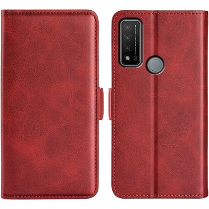 Mobigear Slim Magnet TCL 20 R 5G Hülle Klapphülle Geldbörse - Rot
