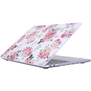 Mobigear Flowers MacBook Pro 15 Zoll (2016-2019) Hardcase Hülle MacBook Case - Model 39 - Model A1707 / A1990