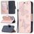 Mobigear Butterflies Bookcase Case Rose Gold Apple iPhone 12/12 Pro