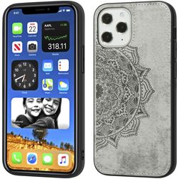Mobigear Mandala iPhone 12 Pro Max Hülle Hardcase Backcover - Grau