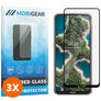 Mobigear Premium Nokia X20 Panzerglas Gehärtetes Glas Displayschutz - Hüllenfreundlich - Schwarz (3er Pack)