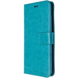 Mobigear Wallet Samsung Galaxy A51 Hülle Klapphülle Geldbörse - Türkis
