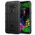 Mobigear Rugged Shield LG G8 ThinQ Hülle Flexibles TPU Backcover Stoßfest - Schwarz