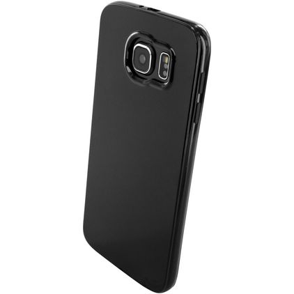 Mobiparts Classic Samsung Galaxy S6 Hülle Flexibles TPU Backcover - Schwarz