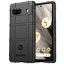 Mobigear Rugged Shield Google Pixel 7a Hülle Flexibles TPU Backcover Stoßfest - Schwarz