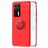 Mobigear Armor Ring Huawei P40 Hülle Flexibles TPU Backcover Stoßfest mit Ringhalter - Rot