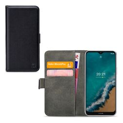 Mobilize Classic Gelly Wallet Nokia G50 Klapphülle Portemonnaie - Schwarz