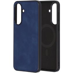 Mobiparts Classic Samsung Galaxy A37 MagSafe Hülle TPU,Kunstleder Backcover - Sapphire Blue