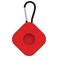 Mobigear Square Key Apple AirTag Hülle Flexibles Silikon Schlüsselanhänger - Rot