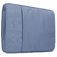 Mobigear Denim Zipper Laptop Sleeve 15 - 16 Zoll Laptop Hülle - Marineblau