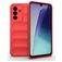 Mobigear Bumpy Samsung Galaxy A17 Hülle Flexibles TPU Backcover - Rot