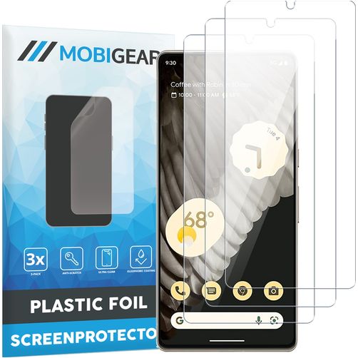 Mobigear Google Pixel 7a Displayschutz Schutzfolie - Hüllenfreundlich (3er Pack)