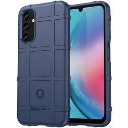 Mobigear Rugged Shield Samsung Galaxy A56 Hülle Flexibles TPU Backcover Stoßfest - Blau