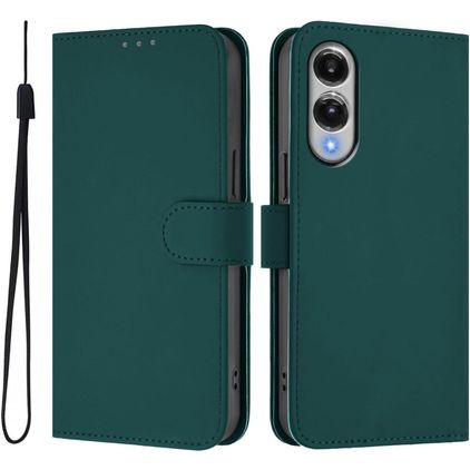 Mobigear Urban Wallet Samsung Galaxy S25 Edge Hülle Klapphülle Geldbörse - Grün