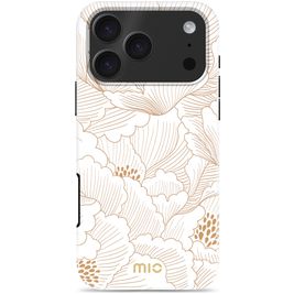 MIO iPhone 17 Pro Max MagSafe Hülle Hardcase Backcover - White Roses